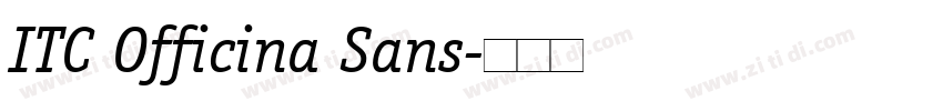 ITC Officina Sans字体转换
